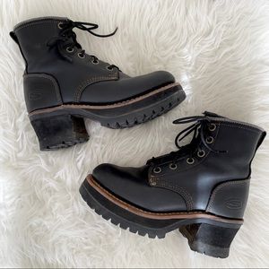 VINTAGE SKETCHERS plateau Mesa platform boots 7